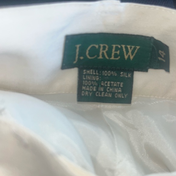 Woman’s Vintage Silk J. Crew Pants NWT🌵14 - Picture 3 of 9